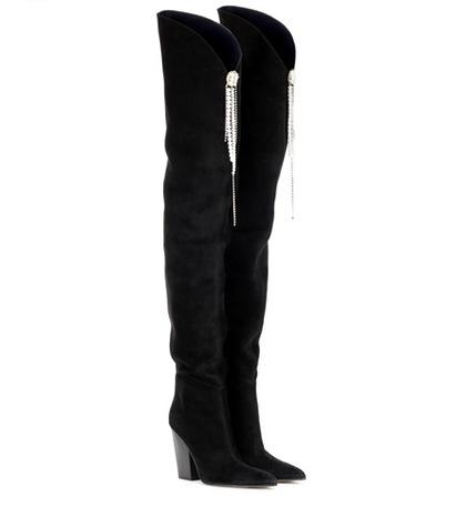 Tod's Denmark Suede Over-the-knee Boots