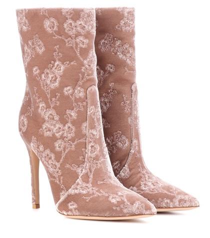 Erdem Exclusive To Mytheresa.com – Melanie Velvet Ankle Boots