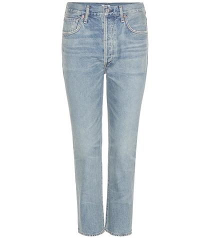 Philosophy Di Lorenzo Serafini Dree High-waisted Cropped Cotton Jeans