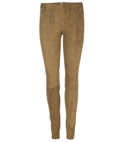 Alice + Olivia Suede Trousers