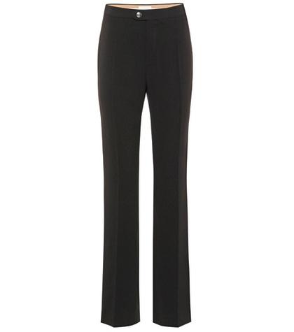 Chlo Crêpe Straight Leg Pants