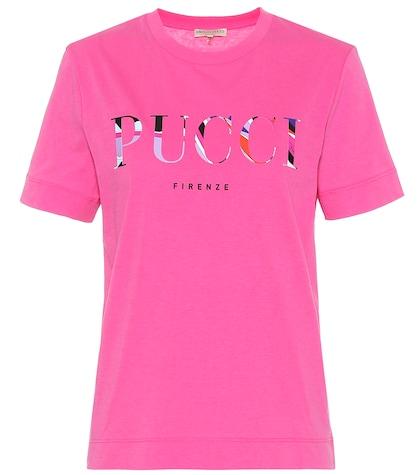 Emilio Pucci Logo Cotton-jersey T-shirt