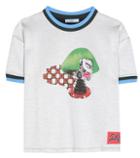 Prada Printed Cotton-blend Top