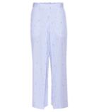 Wood Wood Marion Striped Wide-leg Trousers