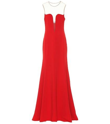 Stella Mccartney Sleeveless Crêpe Gown