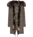 Brunello Cucinelli Military Fur-trimmed Parka