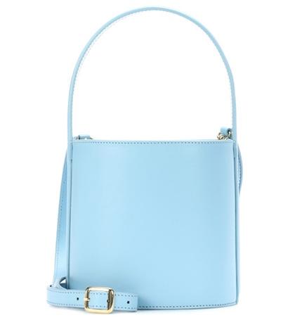 Staud Bissett Leather Bucket Bag