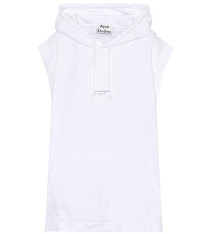 Burberry Odario Sleeveless Cotton Hoodie