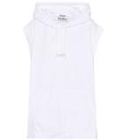 Burberry Odario Sleeveless Cotton Hoodie