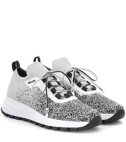 Prada Prax-01 Knit Sneakers