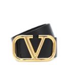 Valentino Valentino Garavani Go Logo Leather Belt