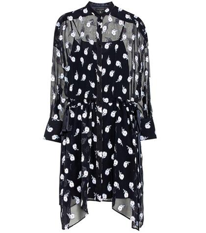 Rag & Bone Elodie Fil Coupé Silk-blend Dress