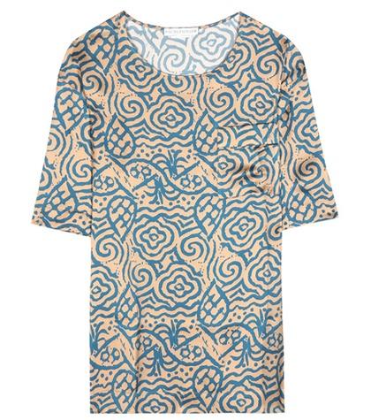 Saint Laurent Mytheresa.com Exclusive Amis Printed Silk Top