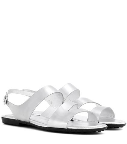 Tod's Gomma Leather Sandals