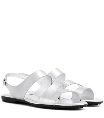 Tod's Gomma Leather Sandals