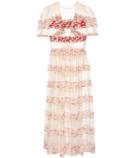 Etro Embroidered Lace And Printed Silk Dress