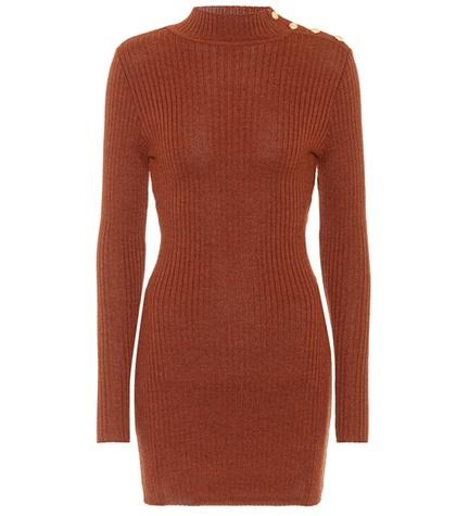 Balmain Wool Minidress