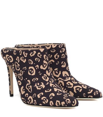 Acne Studios Davidson Leopard-printed Mules