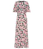 Balenciaga Floral Silk Maxi Dress