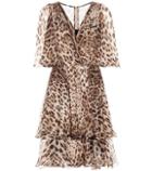 Dolce & Gabbana Leopard-printed Silk Dress