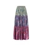 Gucci Silk-blend Jacquard Skirt