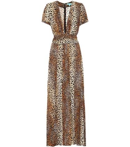 Melissa Odabash Lou Cheetah-printed Maxi Dress