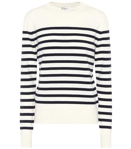 Miu Miu Striped Cashmere Sweater