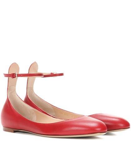 Valentino Valentino Garavani Leather Ballerinas