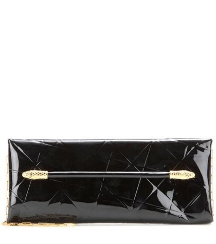 Tom Ford East West Snake Heads Patent Leather Clutch