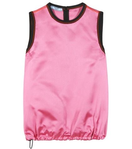 Miu Miu Silk Satin Top