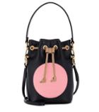 N21 Mon Trésor Mini Leather Bucket Bag