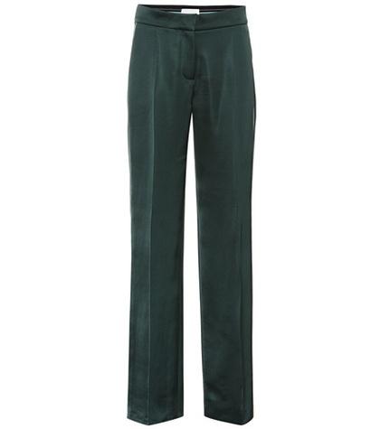 Peter Pilotto Satin Wide-leg Pants