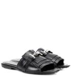 Tod's Double T Leather Sandals