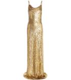 Michael Kors Collection Metallic Fil Coupé Dress