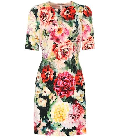 Dolce & Gabbana Floral Printed Crêpe Minidress