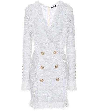 Balmain Exclusive To Mytheresa – Double-breasted Bouclé Dress