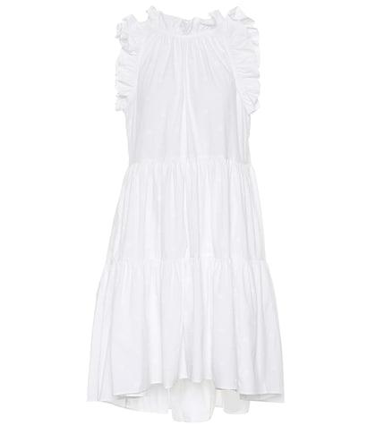 Ulla Johnson Tamsin Embroidered Cotton Midi Dress