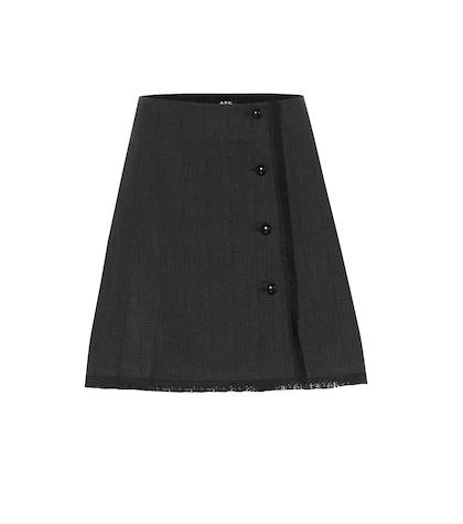 A.p.c. Frida Tweed Miniskirt
