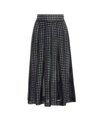 Bottega Veneta Fil Coupé Skirt