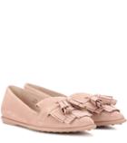 Jimmy Choo Ballerina Suede Loafers