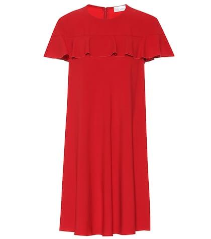 Redvalentino Ruffled Crêpe Minidress