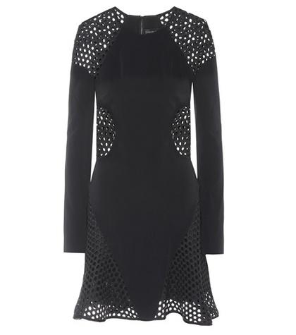 David Koma Cady And Macramé Dress