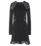 David Koma Cady And Macramé Dress