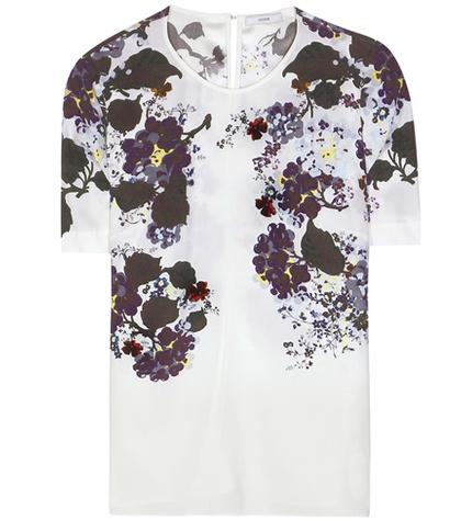 Acne Studios Armilla Printed Silk Blouse