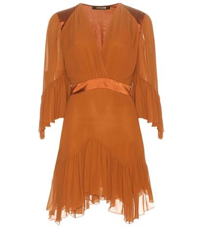 Roberto Cavalli Silk-chiffon Minidress