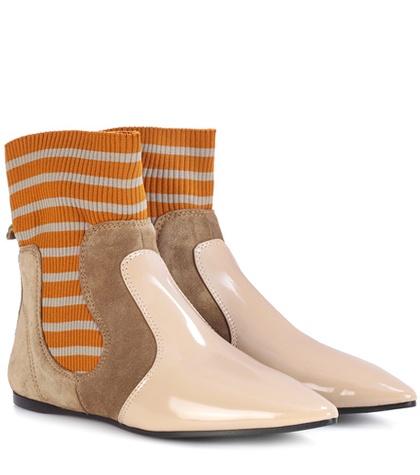 Acne Studios Amalee Suede Ankle Boots