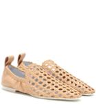 Jil Sander Woven Leather Ballet Flats