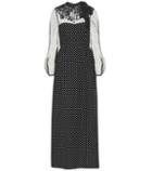 Valentino Polka-dot Wool And Silk Dress