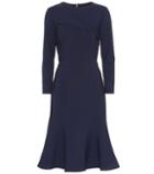 Oscar De La Renta Wool-blend Midi Dress