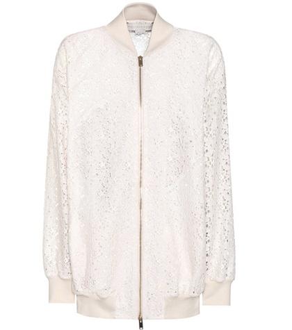 Stella Mccartney Cotton-blend Lace Bomber